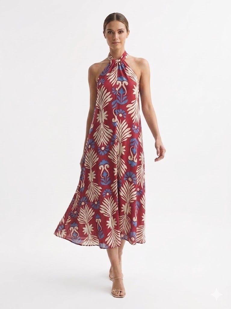 Botanical Elegance Dress 